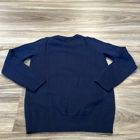 Navy crew neck sweater size 4 - Picture 2 of 3